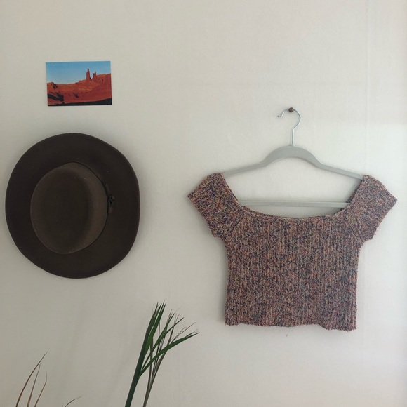 Urban Outfitters Tops - Off the shoulder multicolored top